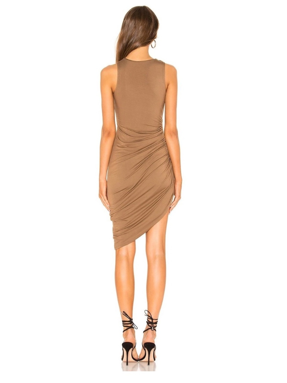 Lovers and Friends Eva Midi Dress in Deep Taupe NWT - Picture 2 of 3